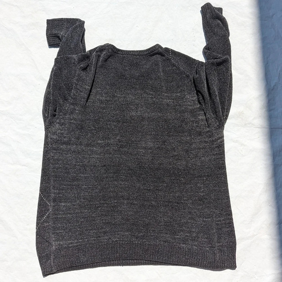 Vintage Hunt Club Argyle Super  Soft Crew Neck Grey Black Sweater Men's XL - Picture 6 of 8